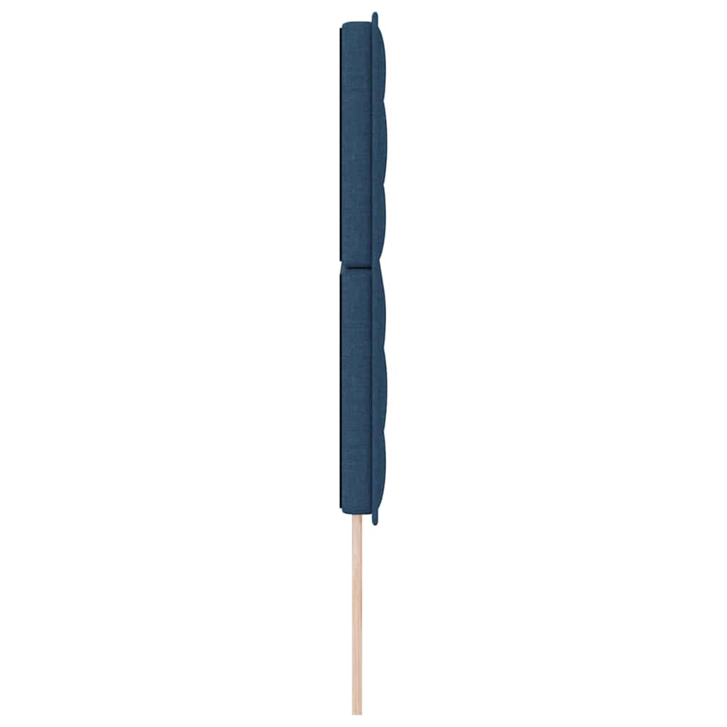 vidaXL Kopfteil mit Kopfteil Blau 144 cm Kunstleder