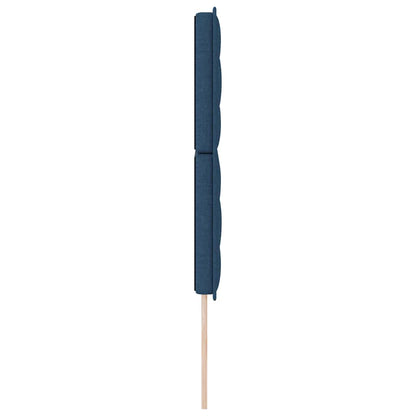 vidaXL Kopfteil mit Kopfteil Blau 144 cm Kunstleder