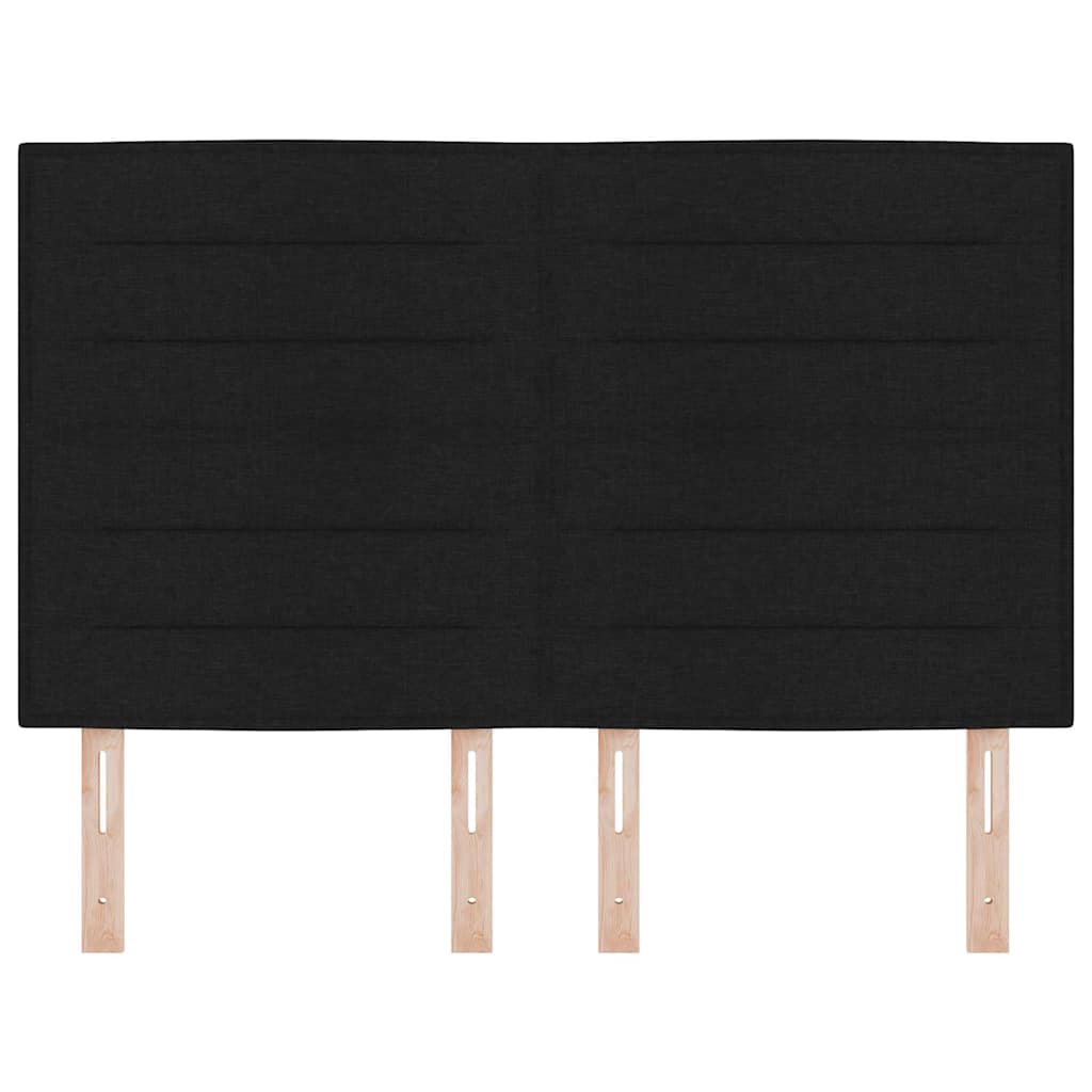 vidaXL Kopfteil mit Kopfteil Schwarz 160 cm Kunstleder