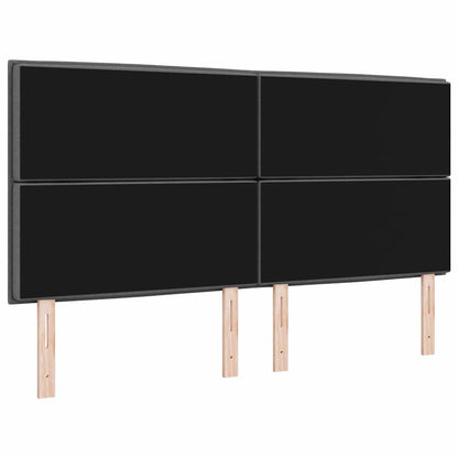 vidaXL Kopfteil mit Kopfteil Dunkelgrau 180 cm Kunstleder