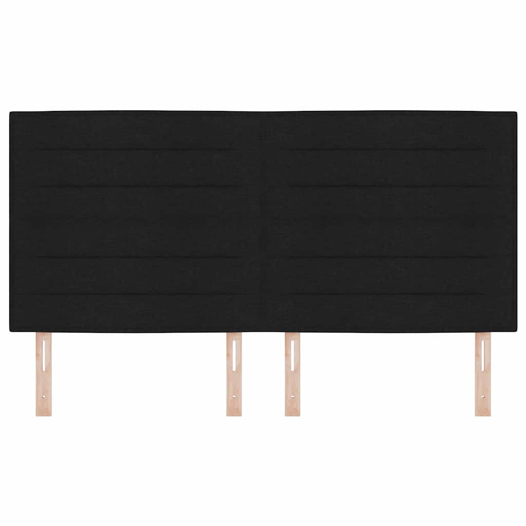vidaXL Kopfteil mit Kopfteil Schwarz 180 cm Kunstleder