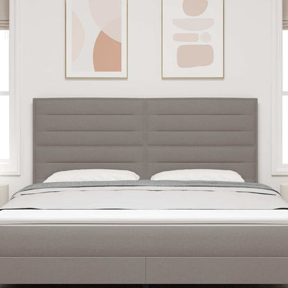 vidaXL Kopfteil mit Kopfteil Taupe 180 cm Kunstleder