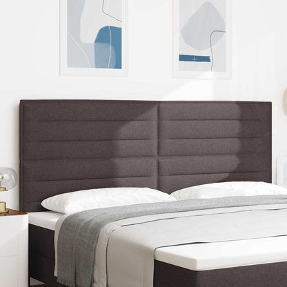 vidaXL Kopfteil mit Kopfteil Dunkelbraun 200 cm Kunstleder