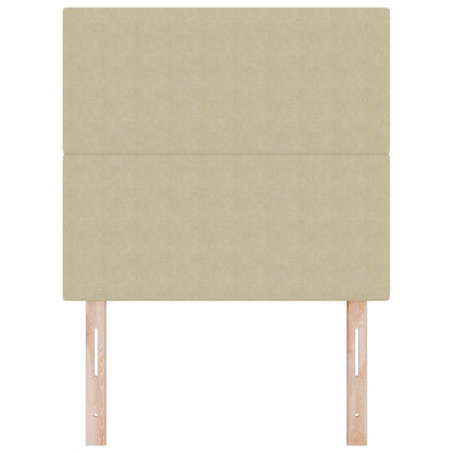 vidaXL Kopfteil mit Kopfteil Hellgrün-Grau 90 cm Kunstleder
