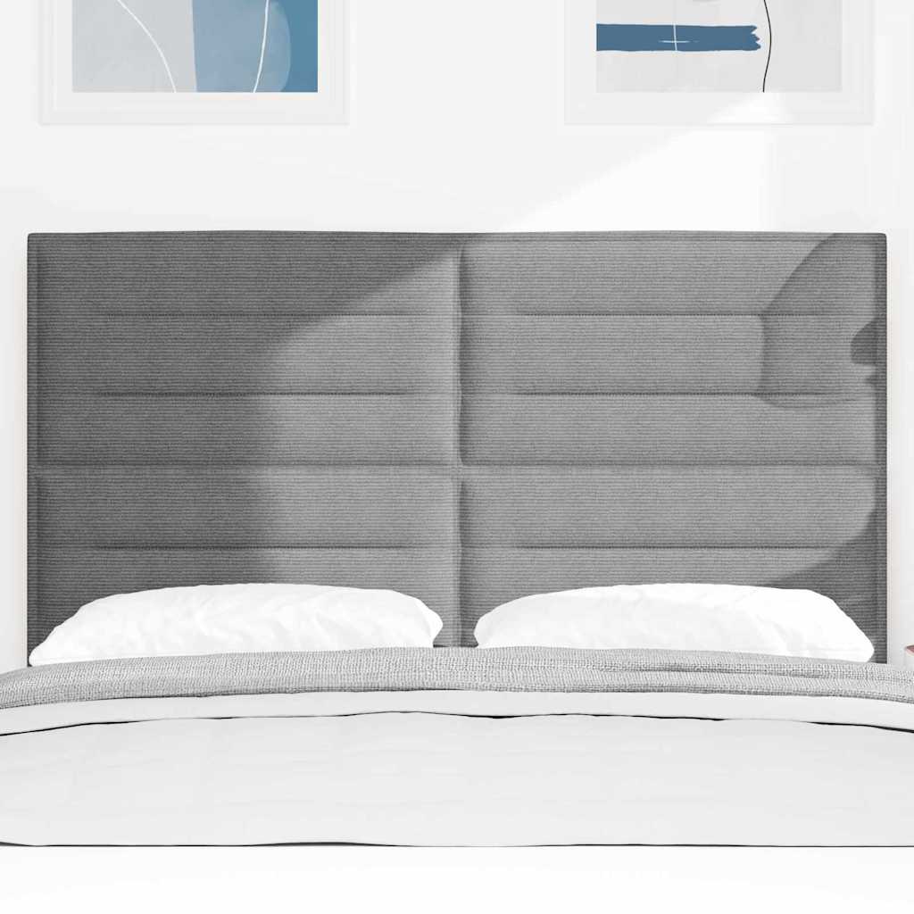 vidaXL Kopfteil mit Kopfteil Hellgrau 160 cm Kunstleder