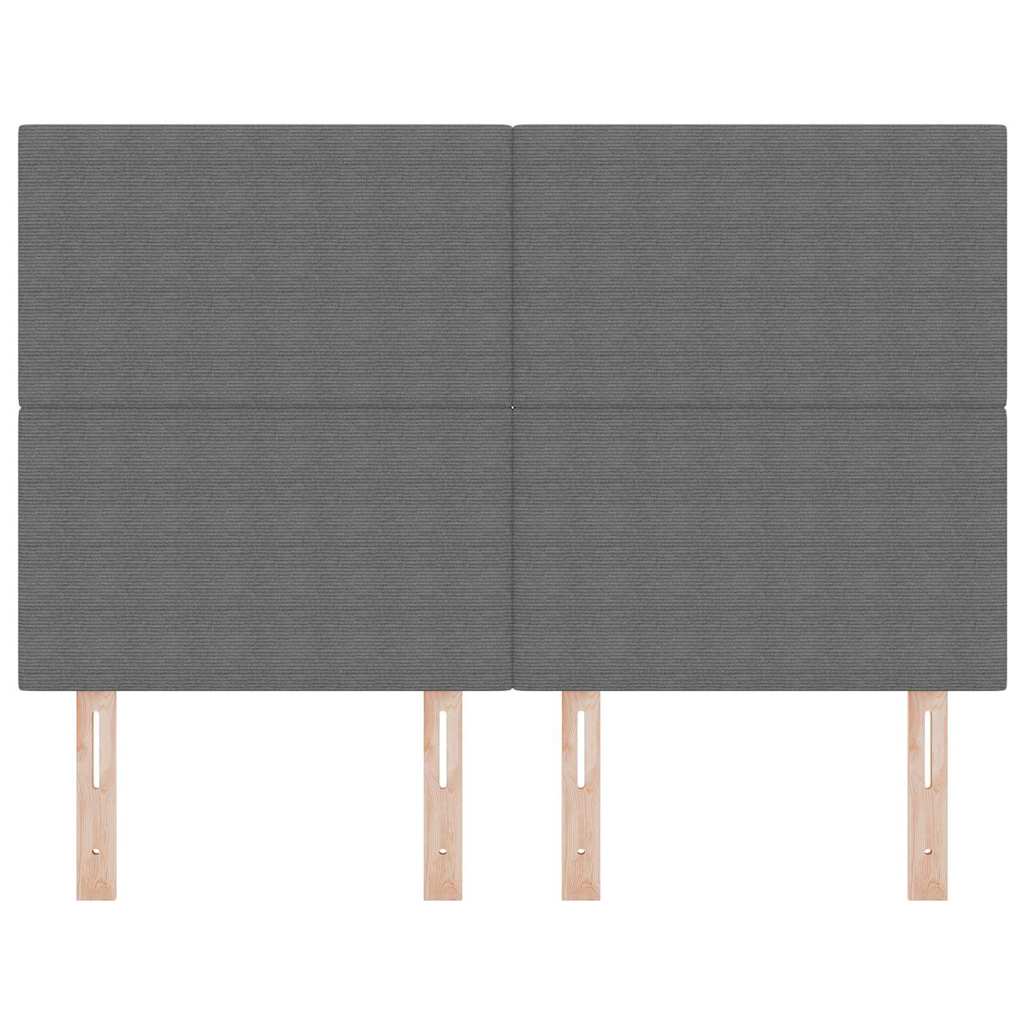 vidaXL Kopfteil mit Kopfteil Hellgrau 160 cm Kunstleder