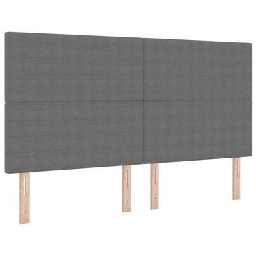 vidaXL Kopfteil mit Kopfteil Hellgrau 180 cm Kunstleder