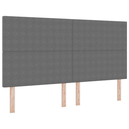 vidaXL Kopfteil mit Kopfteil Hellgrau 180 cm Kunstleder
