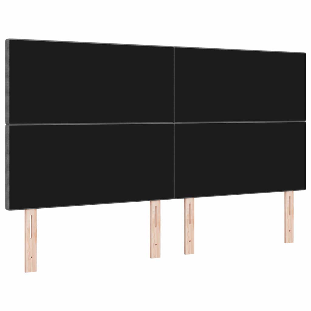 vidaXL Kopfteil mit Kopfteil Hellgrau 180 cm Kunstleder