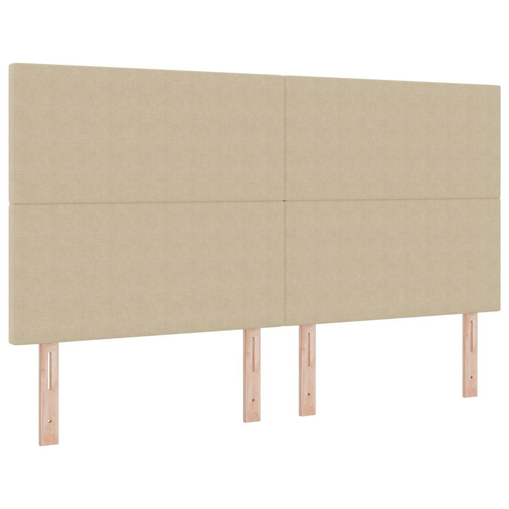vidaXL Kopfteil mit Kopfteil Hellgrün-Grau 180 cm Kunstleder