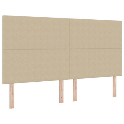vidaXL Kopfteil mit Kopfteil Hellgrün-Grau 180 cm Kunstleder