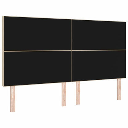 vidaXL Kopfteil mit Kopfteil Hellgrün-Grau 180 cm Kunstleder