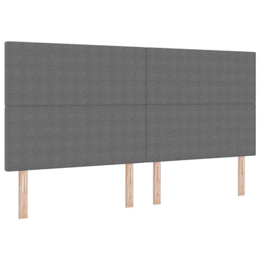 vidaXL Kopfteil mit Kopfteil Hellgrau 200 cm Kunstleder