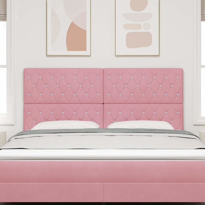 vidaXL Kopfteil mit Kopfteil Rosa 180 cm Kunstleder