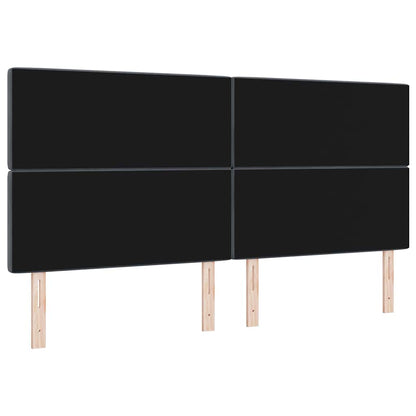 vidaXL Kopfteil mit Kopfteil Dunkelgrau 200 cm Kunstleder