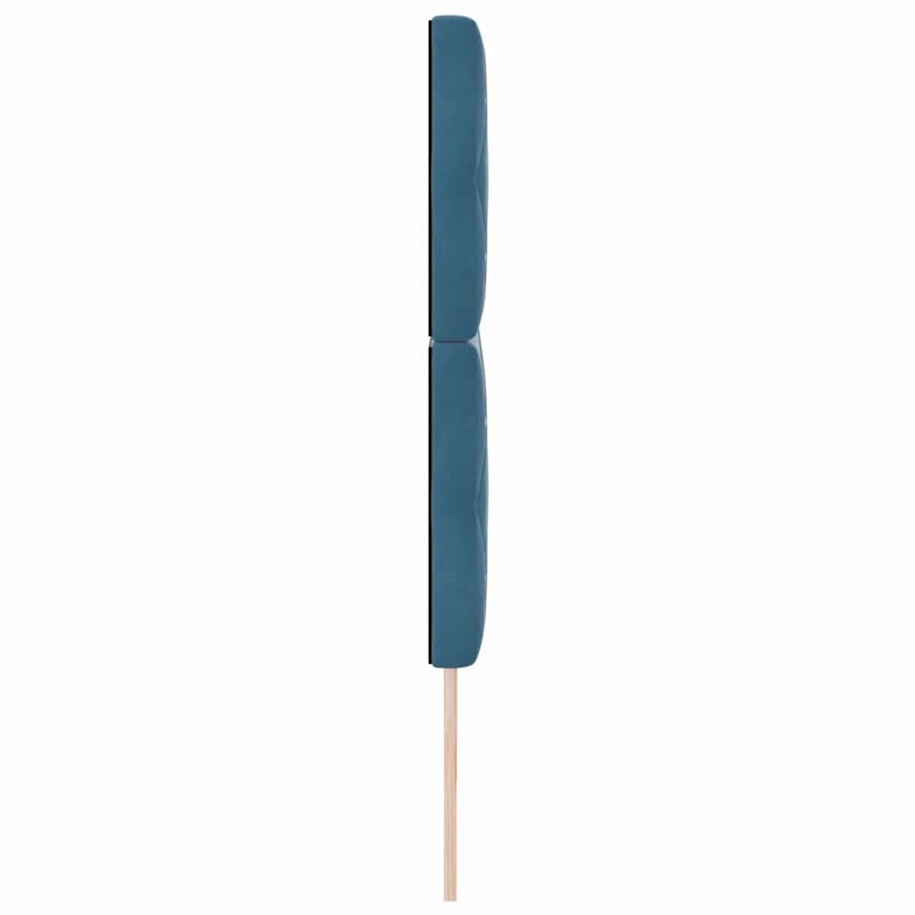 vidaXL Kopfteil mit Kopfteil Dunkelblau 200 cm Kunstleder