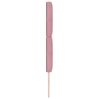 vidaXL Kopfteil mit Kopfteil Rosa 200 cm Kunstleder