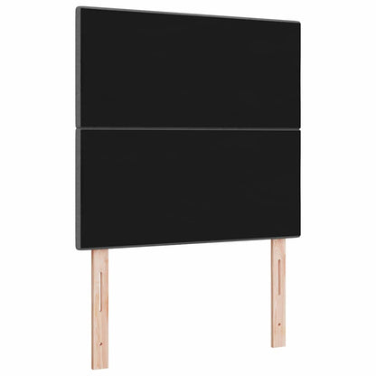 vidaXL Kopfteil mit Kopfteil Dunkelgrau 80 cm Kunstleder