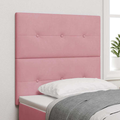 vidaXL Kopfteil mit Kopfteil Rosa 80 cm Kunstleder