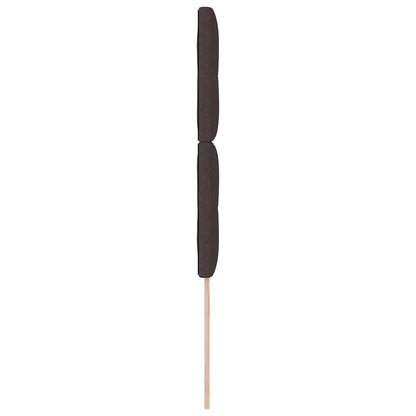 vidaXL Kopfteil mit Kopfteil Dunkelbraun 90 cm Stoff