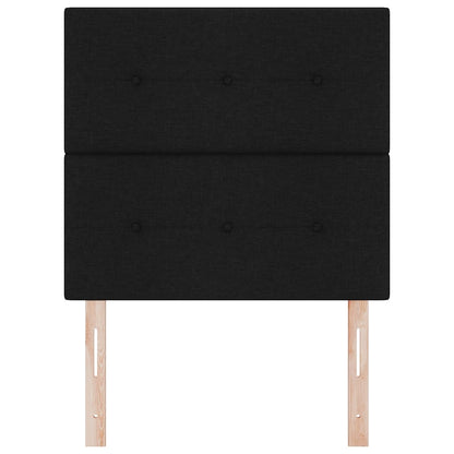 vidaXL Kopfteil mit Kopfteil Schwarz 100 cm Kunstleder