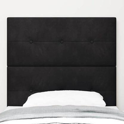 vidaXL Kopfteil mit Kopfteil Schwarz 100 cm Kunstleder