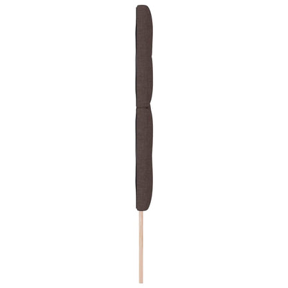 vidaXL Kopfteil mit Kopfteil Dunkelbraun 160 cm Kunstleder