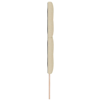 vidaXL Kopfteil mit Kopfteil Creme 160 cm Kunstleder