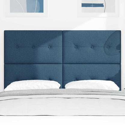 vidaXL Kopfteil mit Kopfteil Blau 160 cm Kunstleder