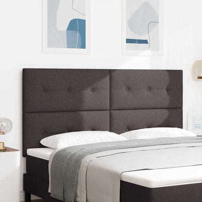 vidaXL Kopfteil mit Kopfteil Dunkelbraun 180 cm Stoff