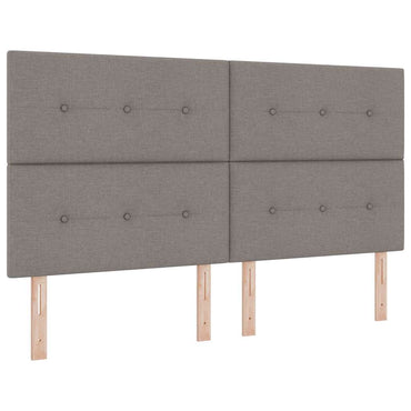vidaXL Kopfteil mit Kopfteil Taupe 180 cm Kunstleder
