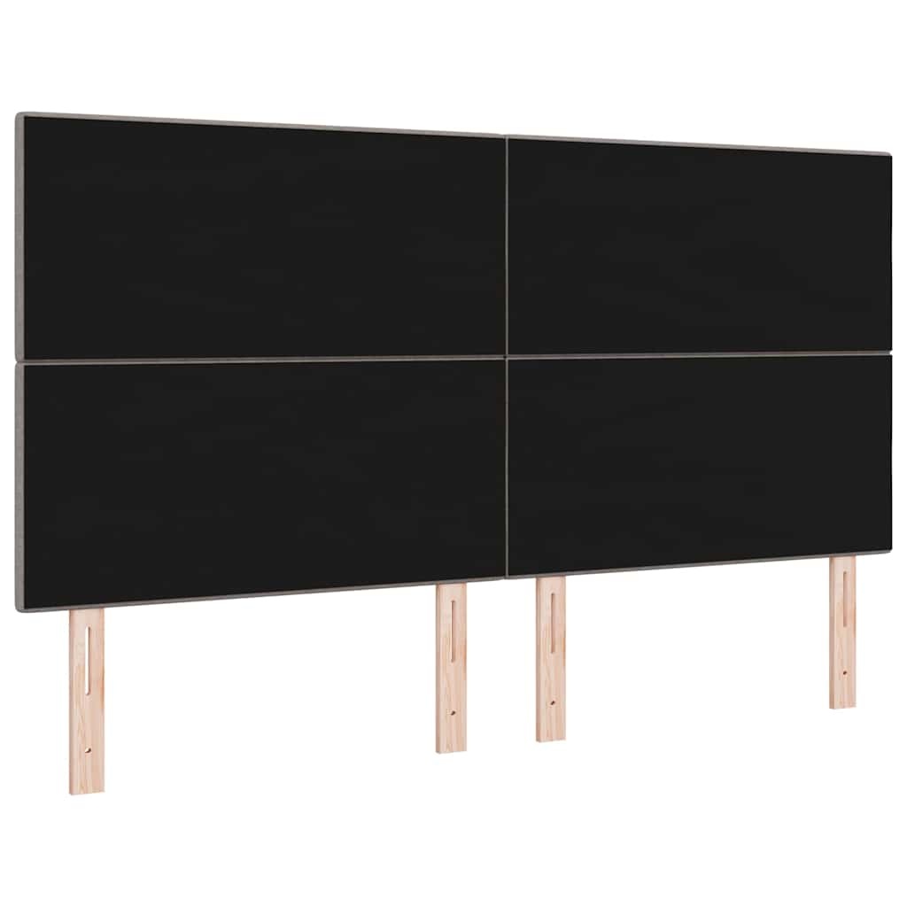 vidaXL Kopfteil mit Kopfteil Taupe 180 cm Kunstleder