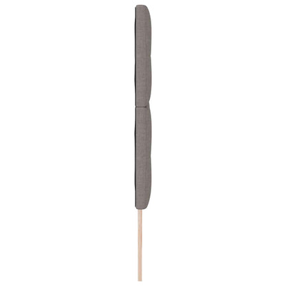 vidaXL Kopfteil mit Kopfteil Taupe 180 cm Kunstleder