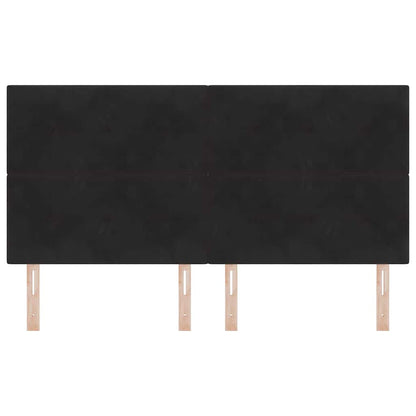 vidaXL Kopfteil mit Kopfteil Schwarz 180 cm Kunstleder