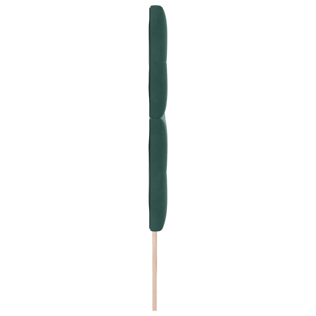 vidaXL Kopfteil mit Kopfteil Dunkelgrün 180 cm Kunstleder