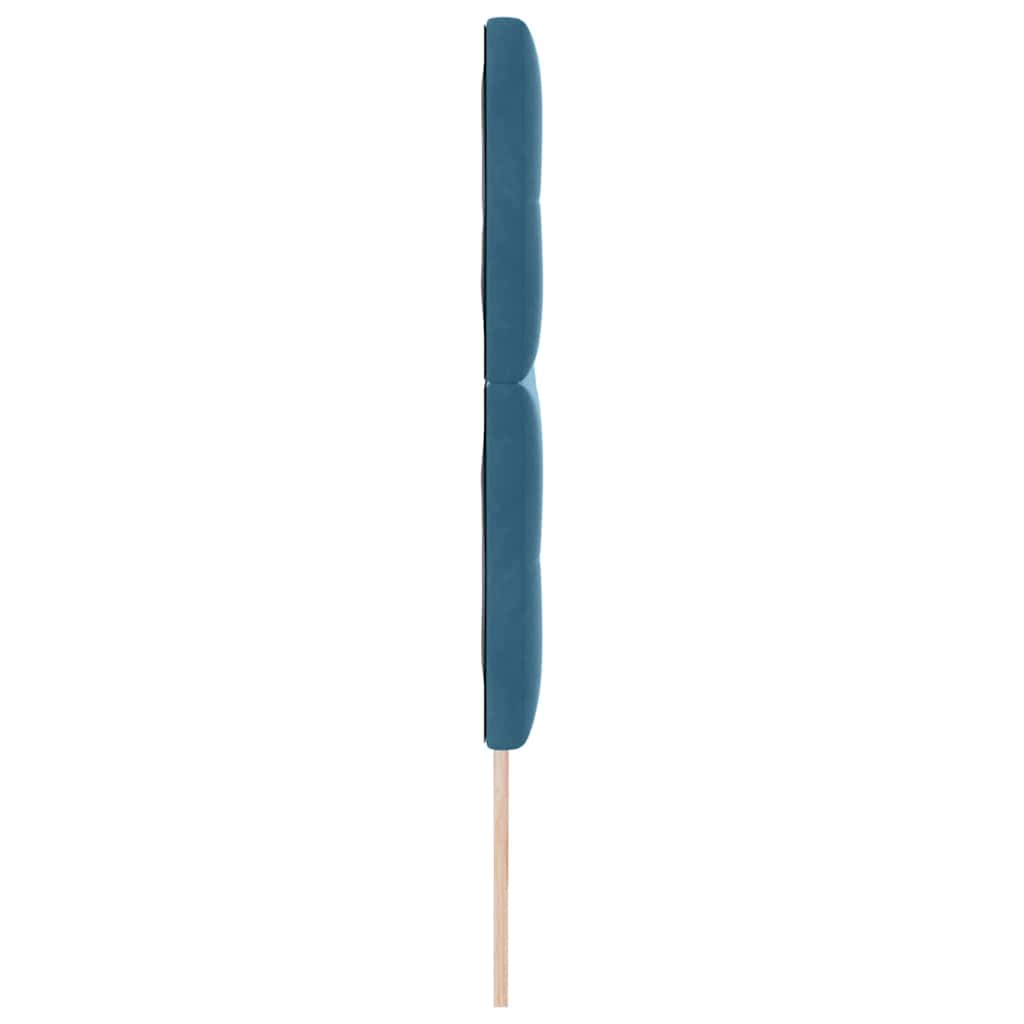 vidaXL Kopfteil mit Kopfteil Dunkelblau 180 cm Kunstleder