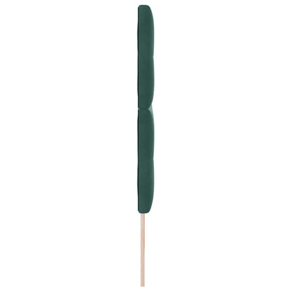 vidaXL Kopfteil mit Kopfteil Dunkelgrün 200 cm Kunstleder