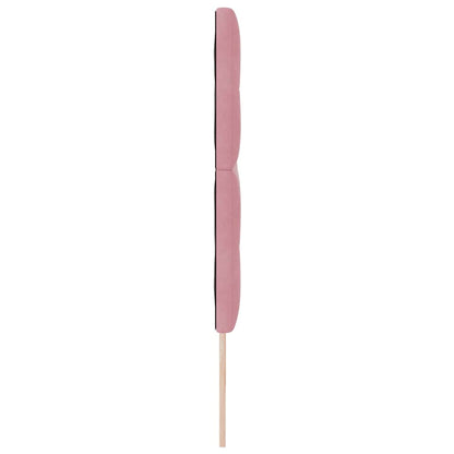 vidaXL Kopfteil mit Kopfteil Rosa 200 cm Kunstleder