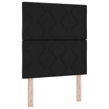 vidaXL Kopfteil mit Kopfteil Schwarz 80 cm Kunstleder