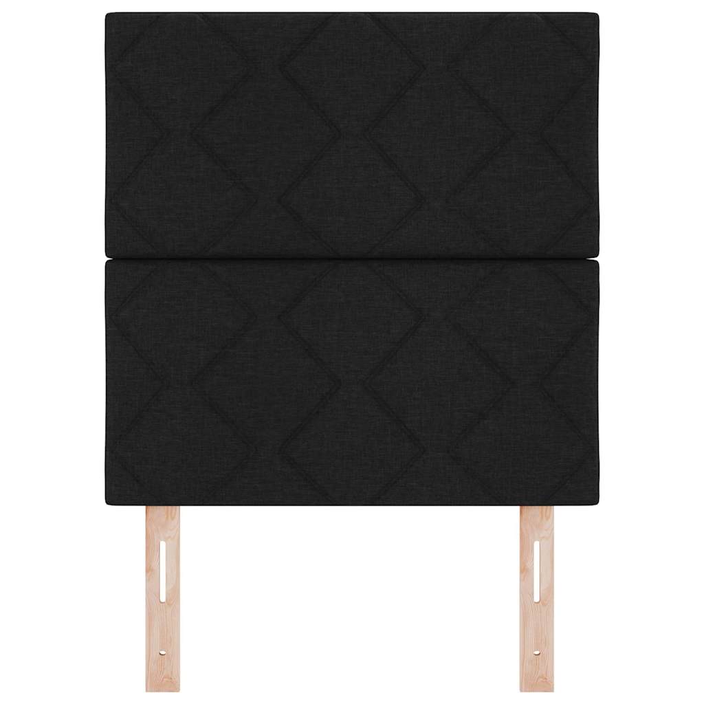 vidaXL Kopfteil mit Kopfteil Schwarz 80 cm Kunstleder
