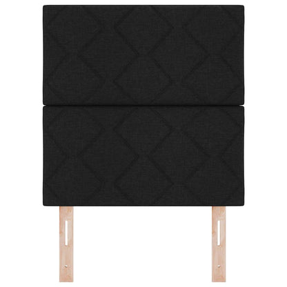 vidaXL Kopfteil mit Kopfteil Schwarz 80 cm Kunstleder