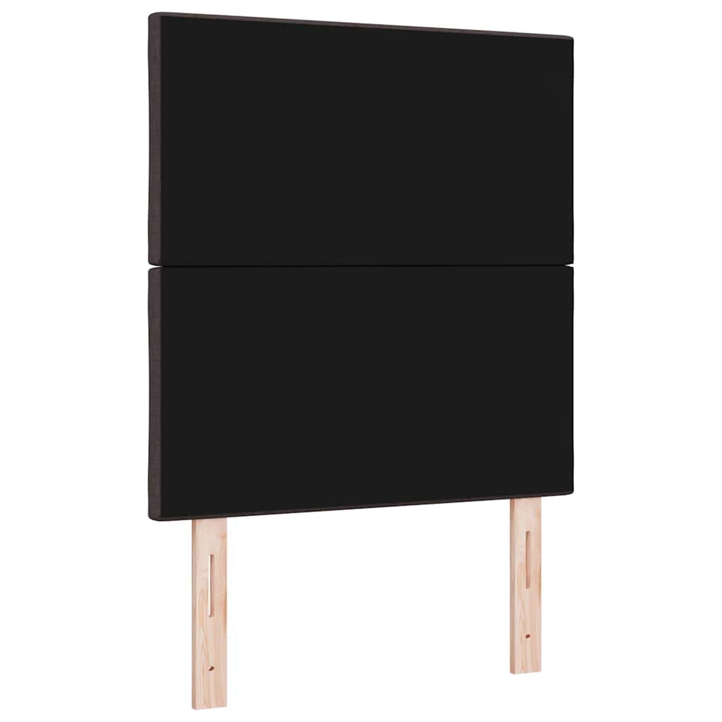 vidaXL Kopfteil mit Kopfteil Dunkelbraun 80 cm Kunstleder