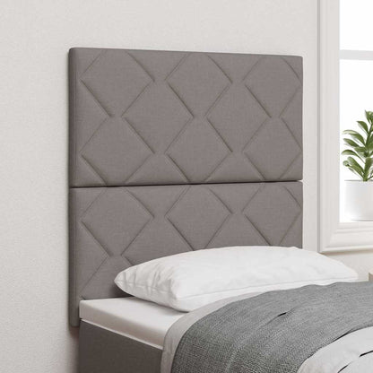 vidaXL Kopfteil mit Kopfteil Taupe 80 cm Kunstleder