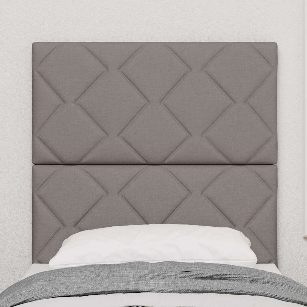 vidaXL Kopfteil mit Kopfteil Taupe 80 cm Kunstleder