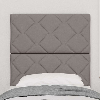 vidaXL Kopfteil mit Kopfteil Taupe 80 cm Kunstleder