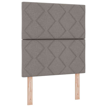vidaXL Kopfteil mit Kopfteil Taupe 80 cm Kunstleder