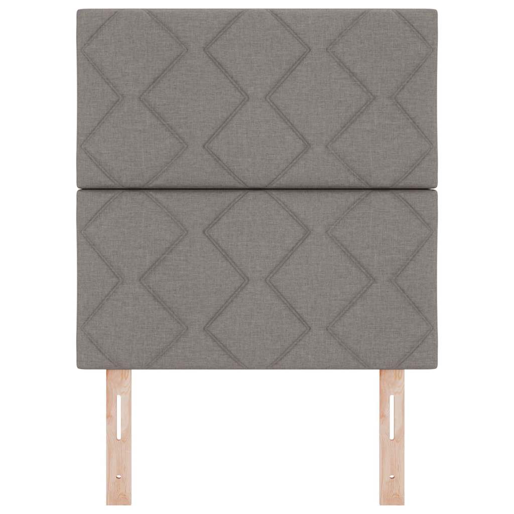 vidaXL Kopfteil mit Kopfteil Taupe 80 cm Kunstleder