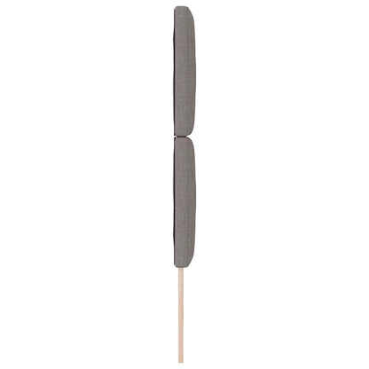 vidaXL Kopfteil mit Kopfteil Taupe 80 cm Kunstleder