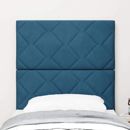 vidaXL Kopfteil mit Kopfteil Dunkelblau 80 cm Samt