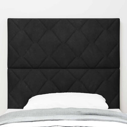 vidaXL Kopfteil mit Kopfteil Schwarz 90 cm Samt
